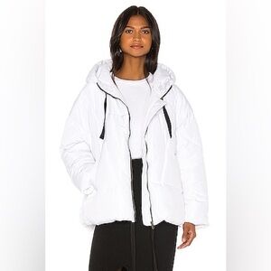NWT Free People Hailey White Puffer Jacket